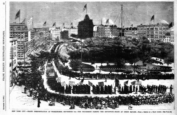 The history of Union Square, the public square that hosted the first Labor Day parade | DeviceDaily.com