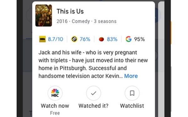 Google Now Recommends TV Shows, Movies Based On Data You Feed Its Algorithms | DeviceDaily.com