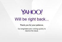 Yahoo Mail Down In Parts Of Europe, Company Is Working On The Problem