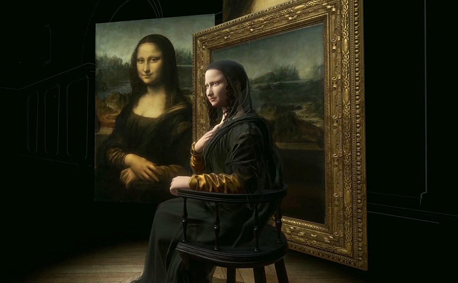 HTC recreated the 'Mona Lisa' in 3D for the Louvre's da Vinci exhibition | DeviceDaily.com