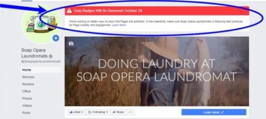 Facebook Removing Gray Verification Badges from Business Pages