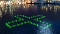 Floating LED art illustrates the quality of NYC’s water