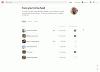 Pinterest’s new Home Feed tool lets users fine-tune the Pins they’ll see