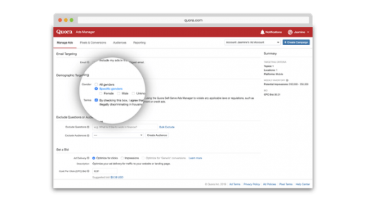 Quora adds 3 new targeting options for advertisers