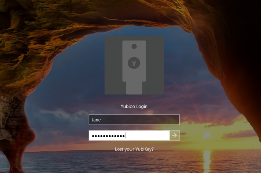 Windows users can now log in using Yubico security keys