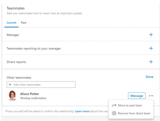 The New Teammates Feature On LinkedIn