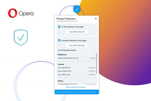 Opera’s latest browser update will show you how much you’re being tracked