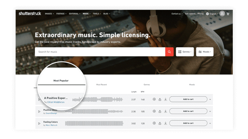 Shutterstock’s new music subscription offers affordable music licensing for content creators | DeviceDaily.com Shutterstock’s new music subscription offers affordable music licensing for content creators | DeviceDaily.com