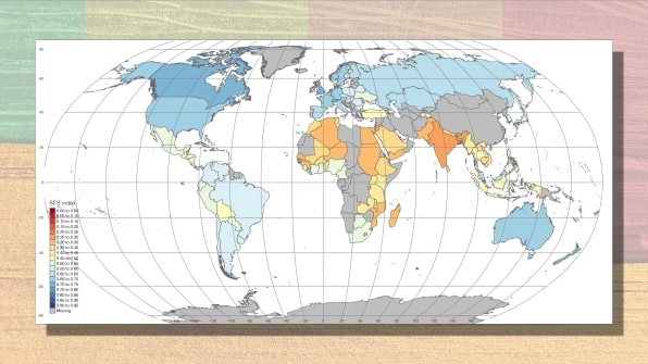 This world map rates countries by the sustainability of their food systems | DeviceDaily.com
