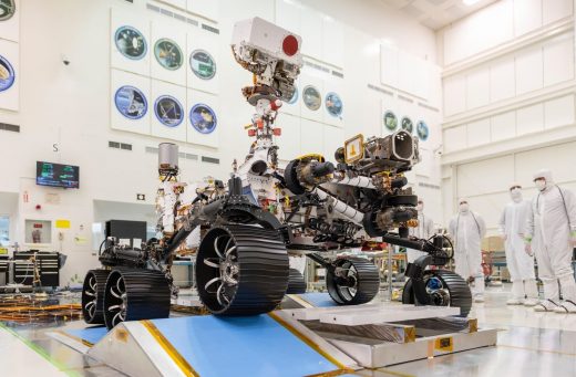 NASA’s Mars 2020 rover passes its driving test