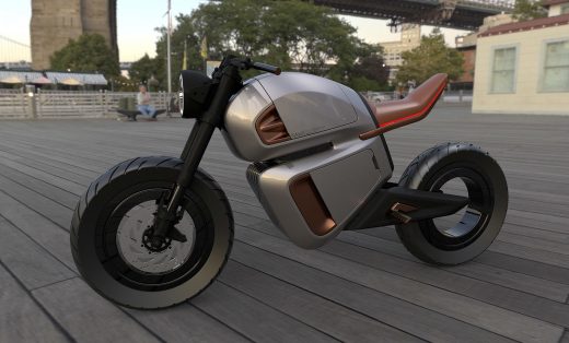 Nawa’s stylish e-motorbike uses an ultracapacitor to drastically boost range