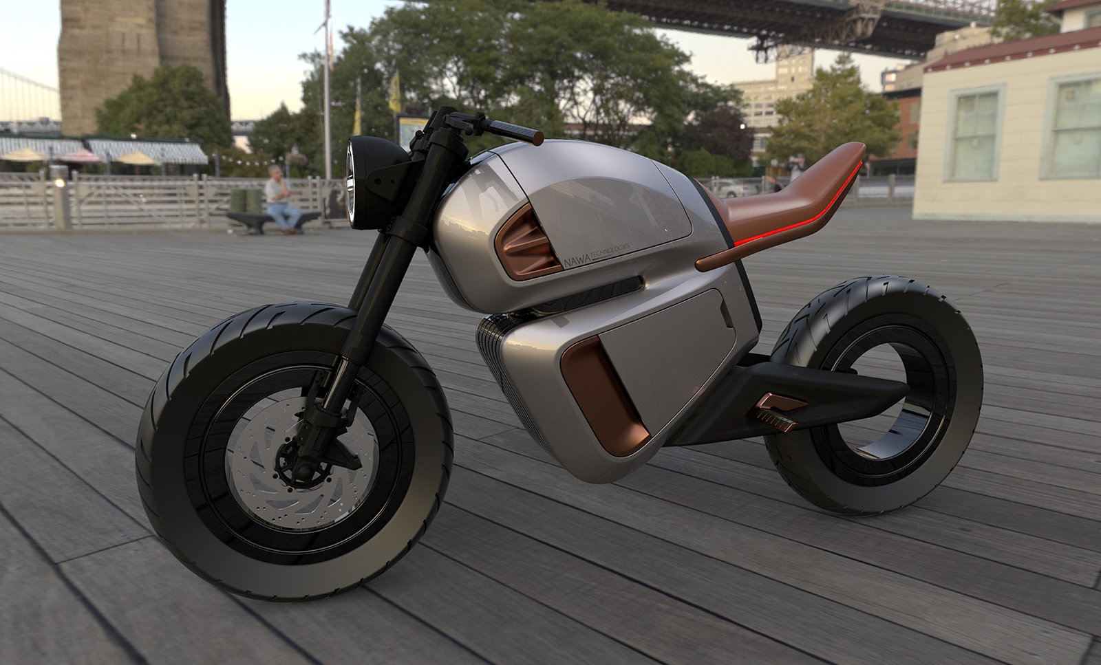 Nawa's stylish e-motorbike uses an ultracapacitor to drastically boost range | DeviceDaily.com