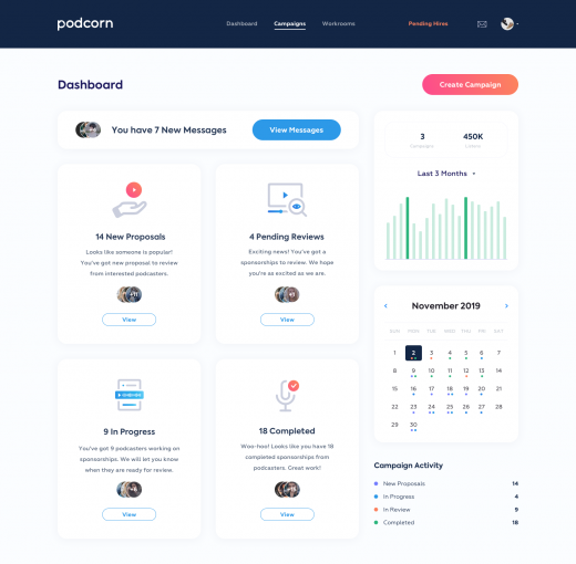 Podcorn launches self-serve podcast advertising platform