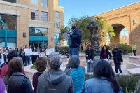 Protesters accuse Google of retaliating against organizing workers