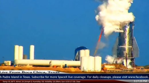 SpaceX’s first Starship pops its top during a ‘pressure test’ in Texas