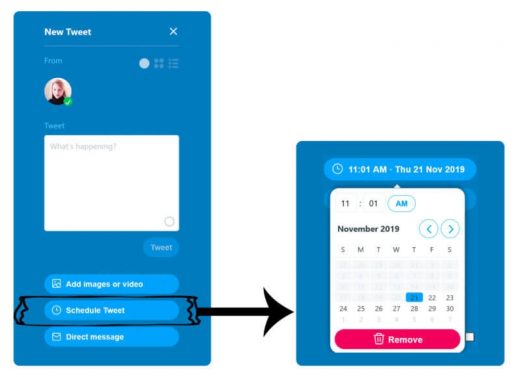 Twitter testing tweet scheduling on the web