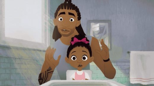 Watch NFL alum Matthew Cherry’s sweet animated short about a black father doing his daughter’s hair