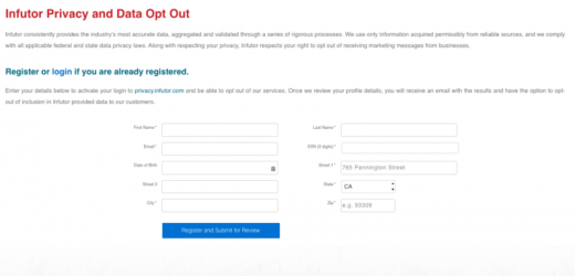 Infutor’s CCPA opt-out ‘portal’ is the right approach for an industry that doesn’t want one