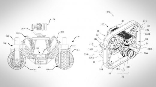 DJI patent imagines a drone that can’t fly