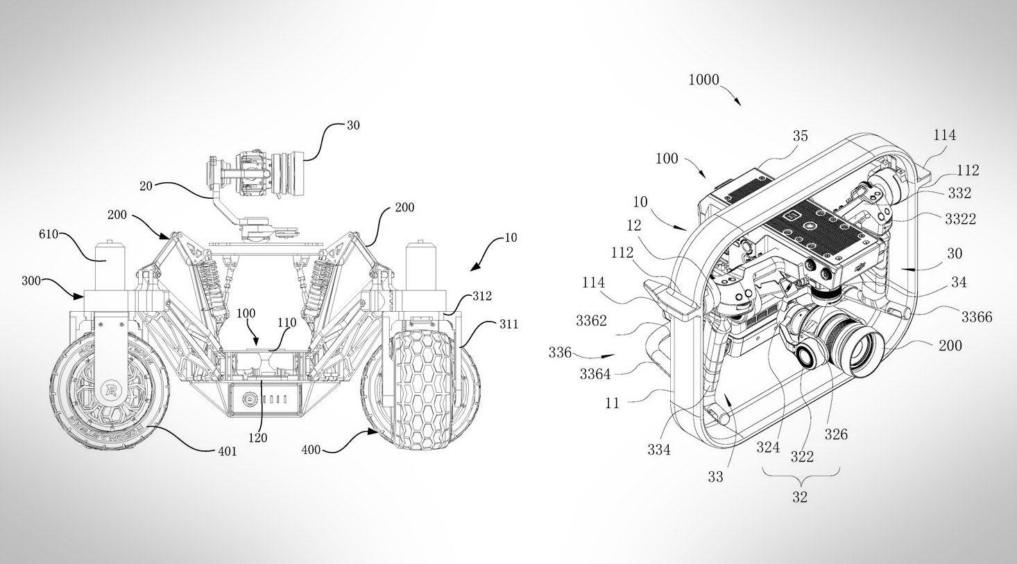 DJI patent imagines a drone that can't fly | DeviceDaily.com