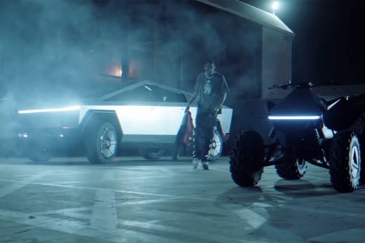 Tesla’s Cybertruck found its way into a Travis Scott music video
