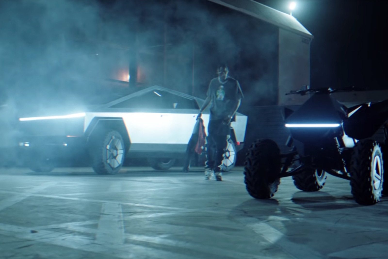 Tesla's Cybertruck found its way into a Travis Scott music video | DeviceDaily.com
