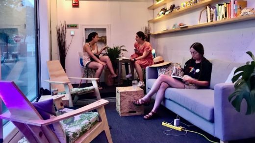 This nonprofit turns vacant storefronts into pop-up communal spaces