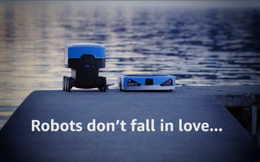 Amazon Celebrates Lovers, Romance Between Robots