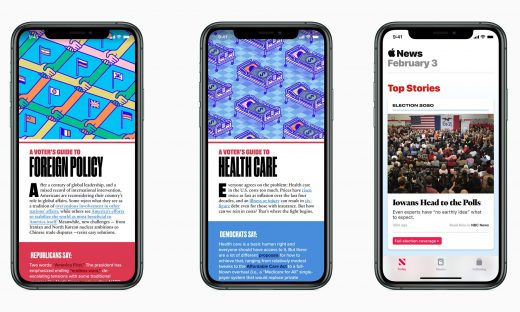 Apple News’ 2020 presidential election coverage includes livestreams