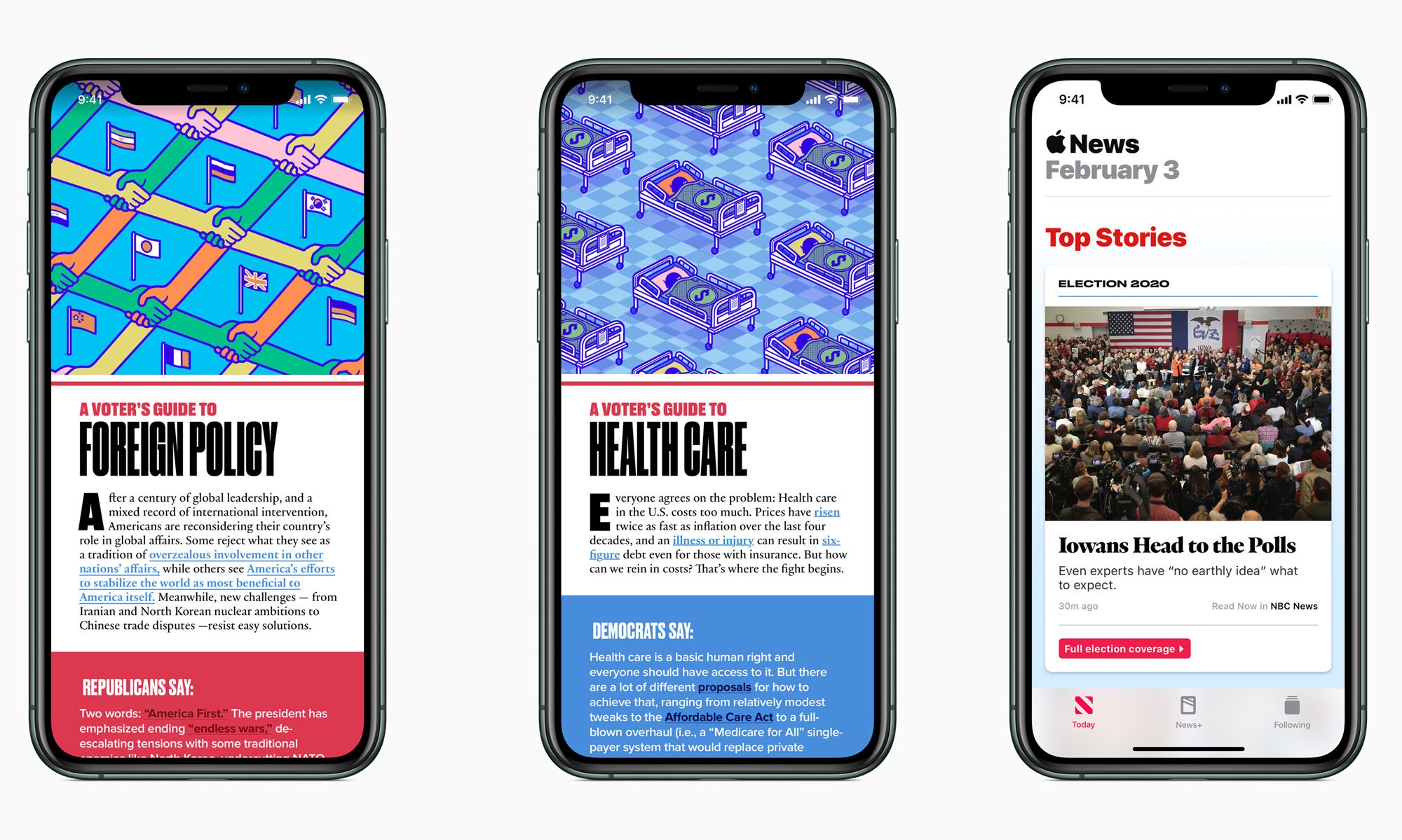 Apple News' 2020 presidential election coverage includes livestreams | DeviceDaily.com