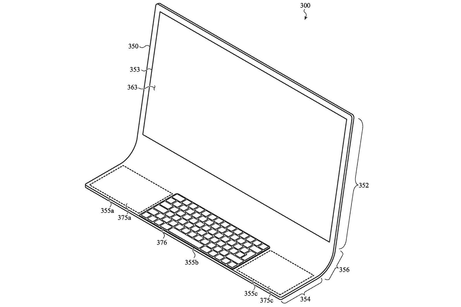 Apple envisions a Mac made from a sheet of curved glass | DeviceDaily.com