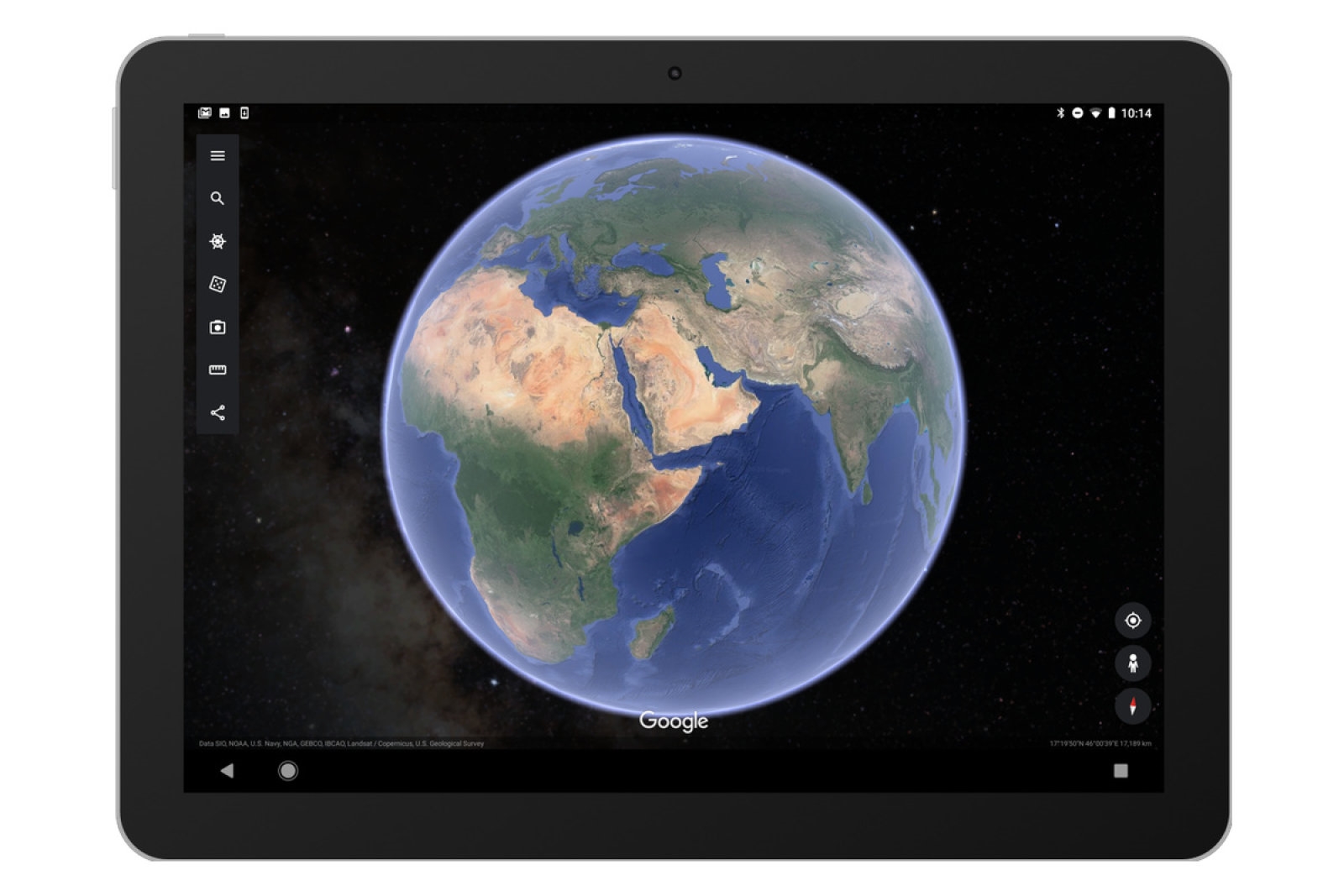 Google Earth adds views of outer space on mobile | DeviceDaily.com
