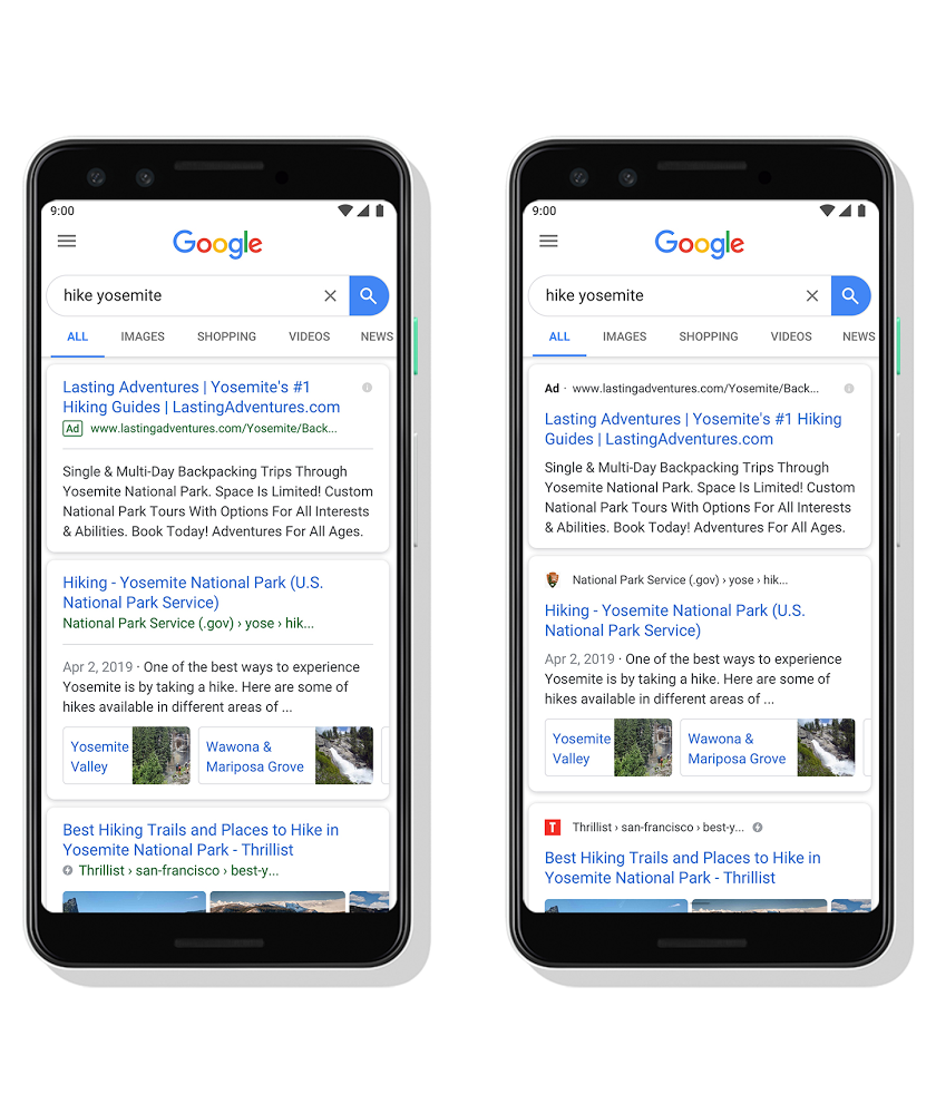 Google Plans More Changes To Desktop Search Layout Following Favicons Rollout | DeviceDaily.com