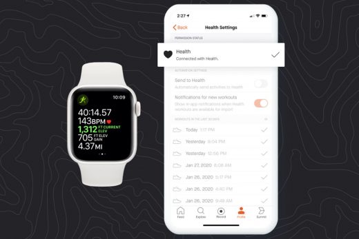 Strava now syncs workout data from your Apple Watch