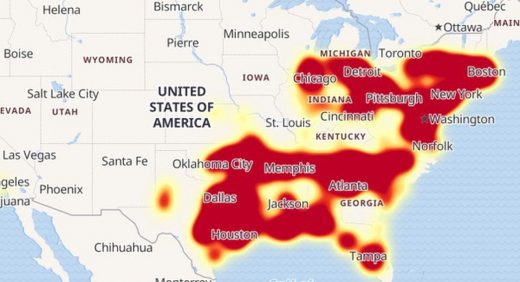 Verizon Out In Parts Of South; Yahoo Mail Still Working