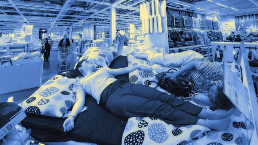 Who in the heck would want to sleep over in an Ikea?!?