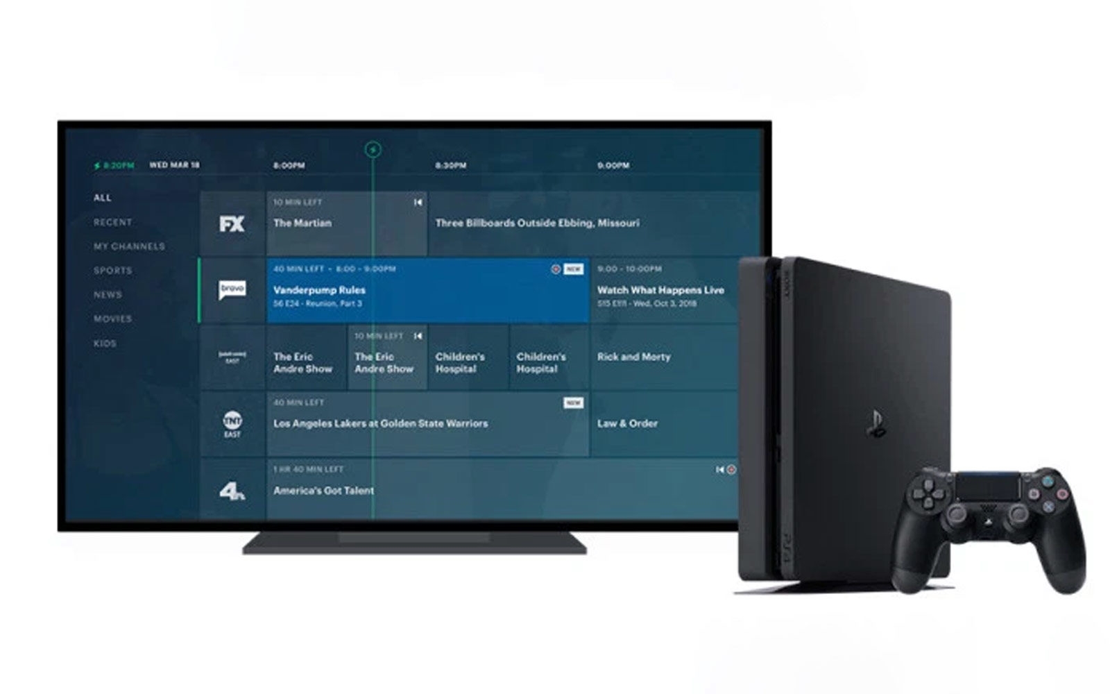 Hulu's live TV service is finally available on the PS4 | DeviceDaily.com