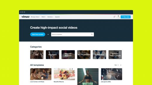 Vimeo Create launches to give SMBs access to video marketing tools