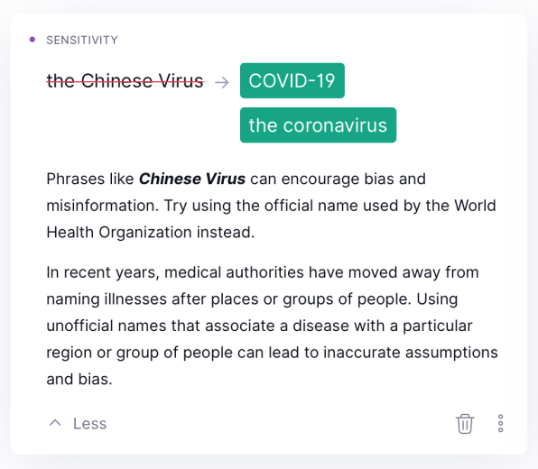 If you write ‘Wuhan virus,’ Grammarly will remind you not to be racist | DeviceDaily.com