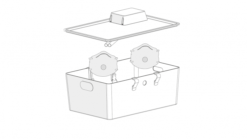 This DIY kit turns an Ikea box into a mask decontamination unit for hospitals on the brink | DeviceDaily.com