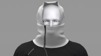 This hoodie comes with a built-in mask