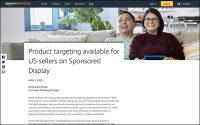 Amazon Product Targeting in Sponsored Display Rolls Out In U.S.
