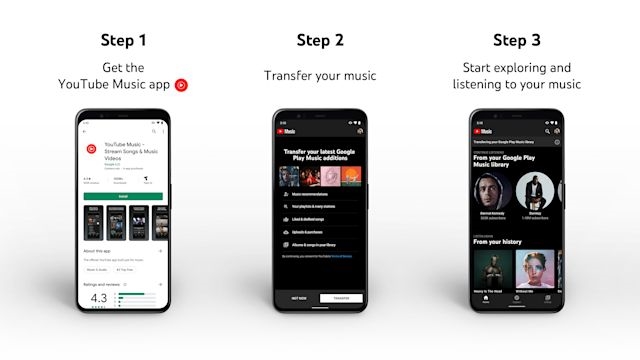 YouTube Music will transfer your Google Play songs with one click | DeviceDaily.com YouTube Music will transfer your Google Play songs with one click | DeviceDaily.com