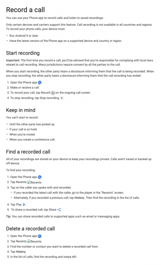 Android’s upcoming call recording feature could be region restricted