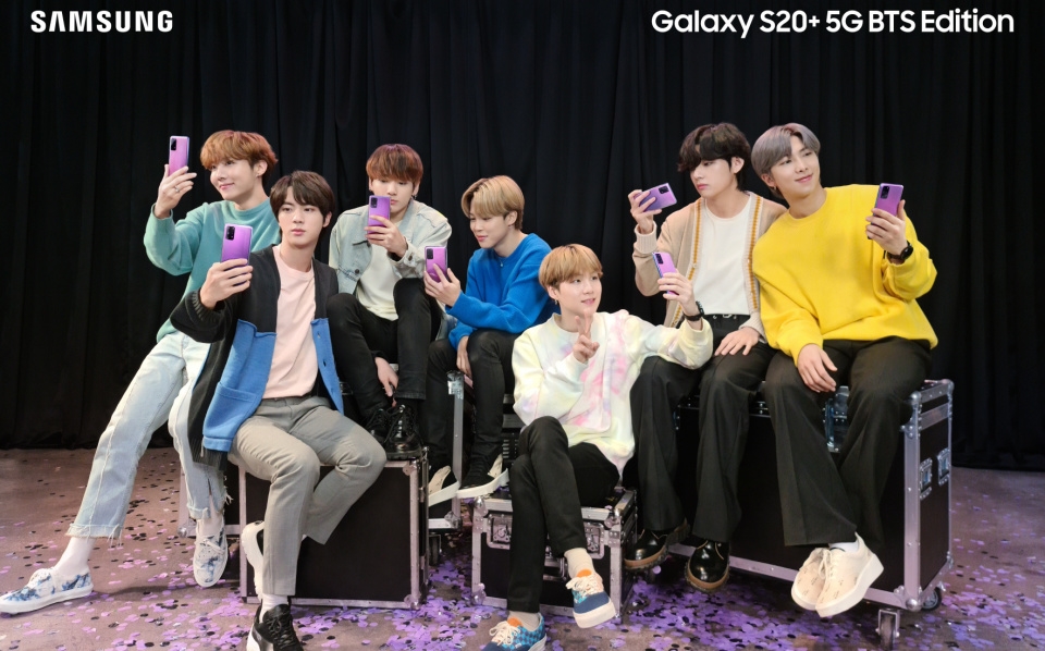 Samsung teams up with BTS for special edition S20+ and Galaxy Buds+ | DeviceDaily.com