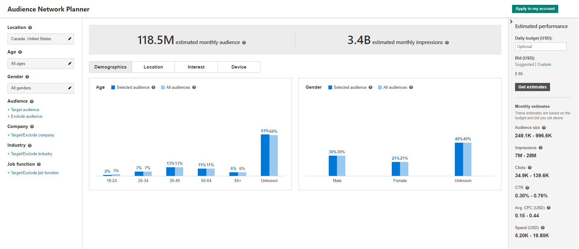 Here’s how to use the new Microsoft Ads Audience Network Planner | DeviceDaily.com