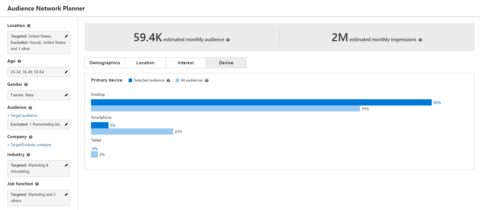 Here’s how to use the new Microsoft Ads Audience Network Planner | DeviceDaily.com