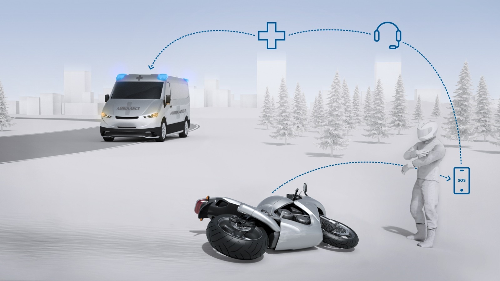 Bosch's motorcycle crash detection automatically alerts emergency services | DeviceDaily.com