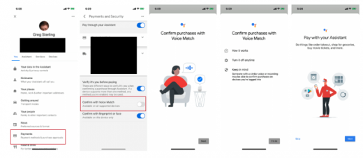 Google Assistant’s ‘confirm with voice match’ gives new meaning to ‘contactless payments’