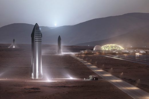 SpaceX plans seaborne spaceports for Mars missions and hypersonic flights